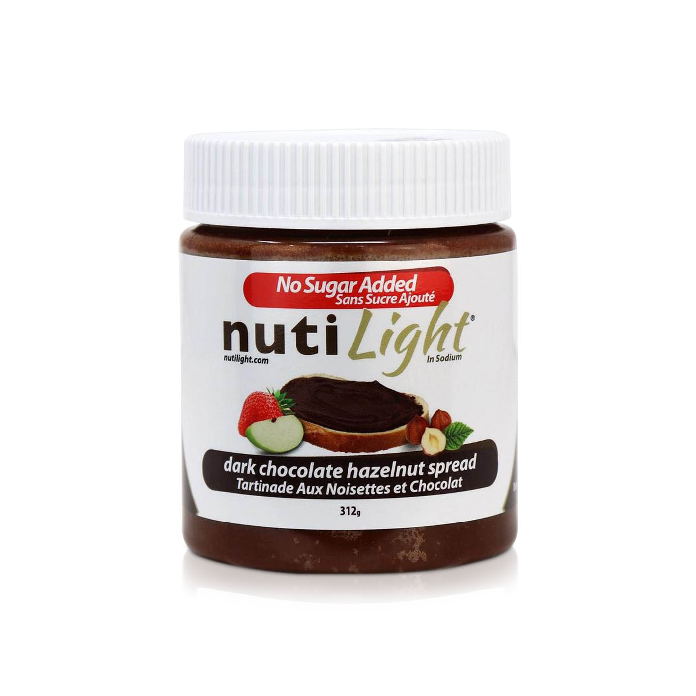Nutilight Dark Chocolate Hazelnut Spread 312g