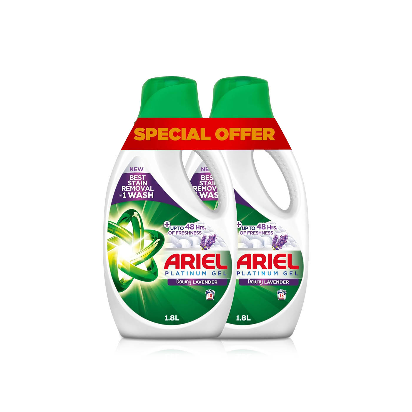 Ariel Automatic Liquid Power Gel with Lavender Freshness 1.8 litre