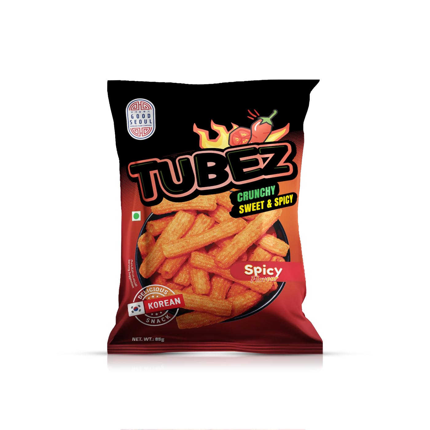 Good Seoul Spicy Tubez Snack 85g
