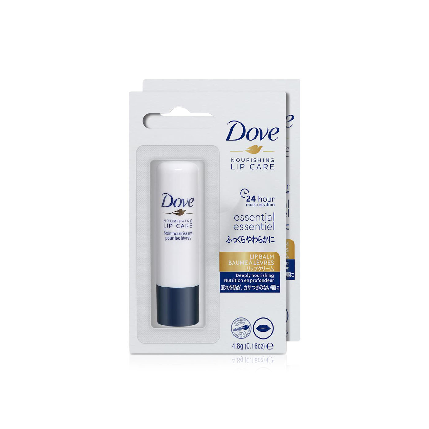 Dove Nourishing Lip Care Essential Lip Balm 4.8g