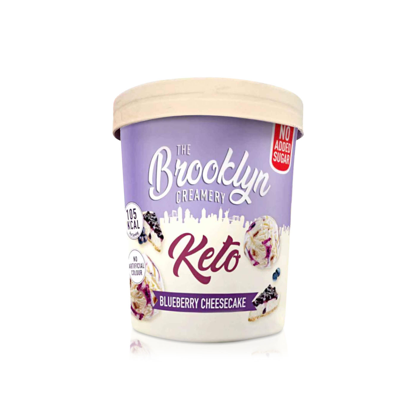 The Brooklyn Keto Blueberry Cheesecake Ice Cream 450ml