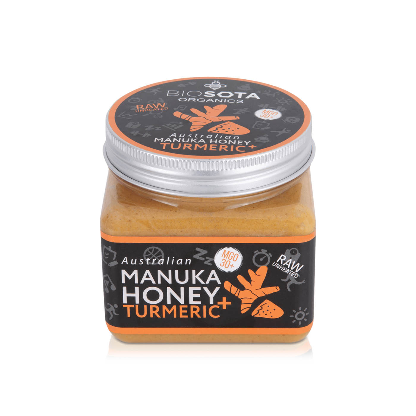 Biosota Organics Manuka Turmeric Honey MGO30+ 350g