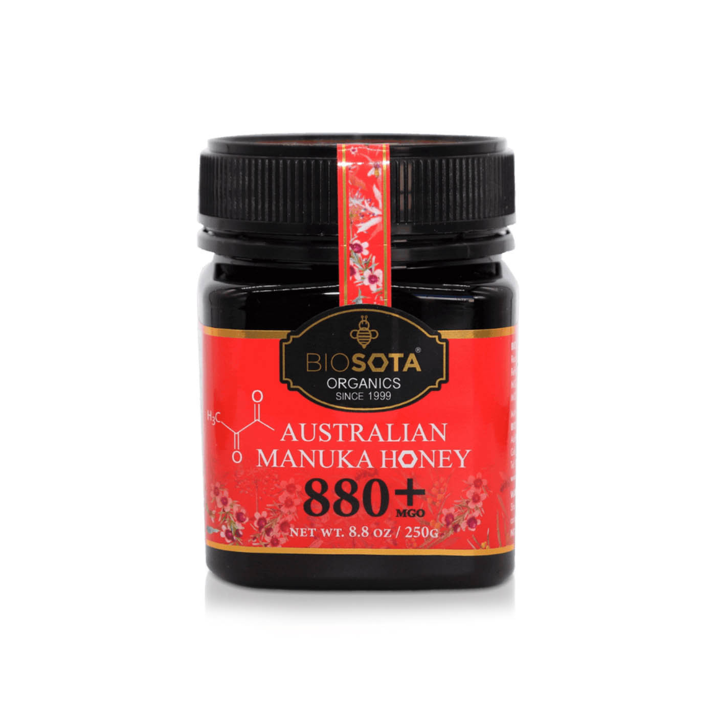 Biosota Organics Manuka Honey MGO880 250g