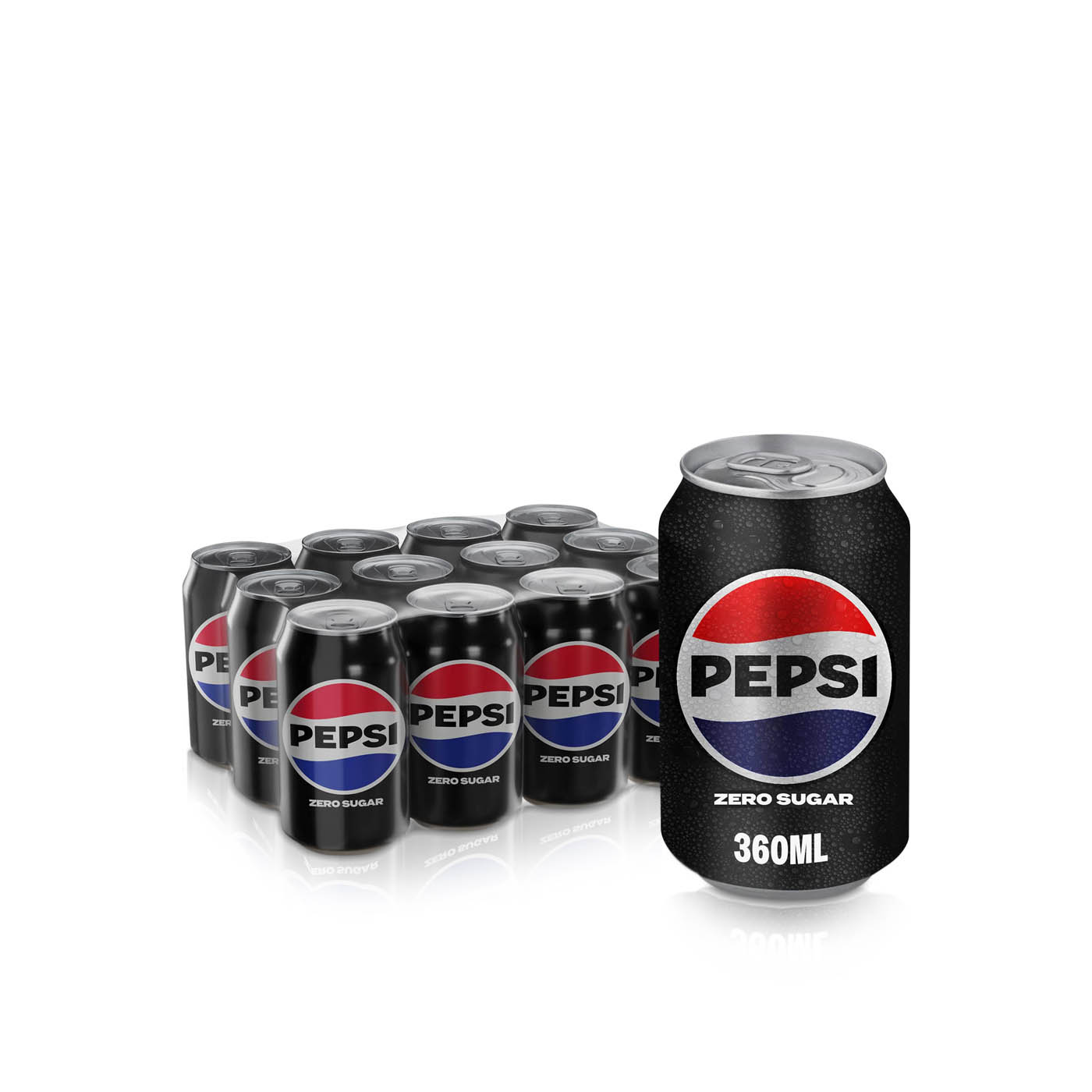 Pepsi Zero Can Drink 360ml x 12