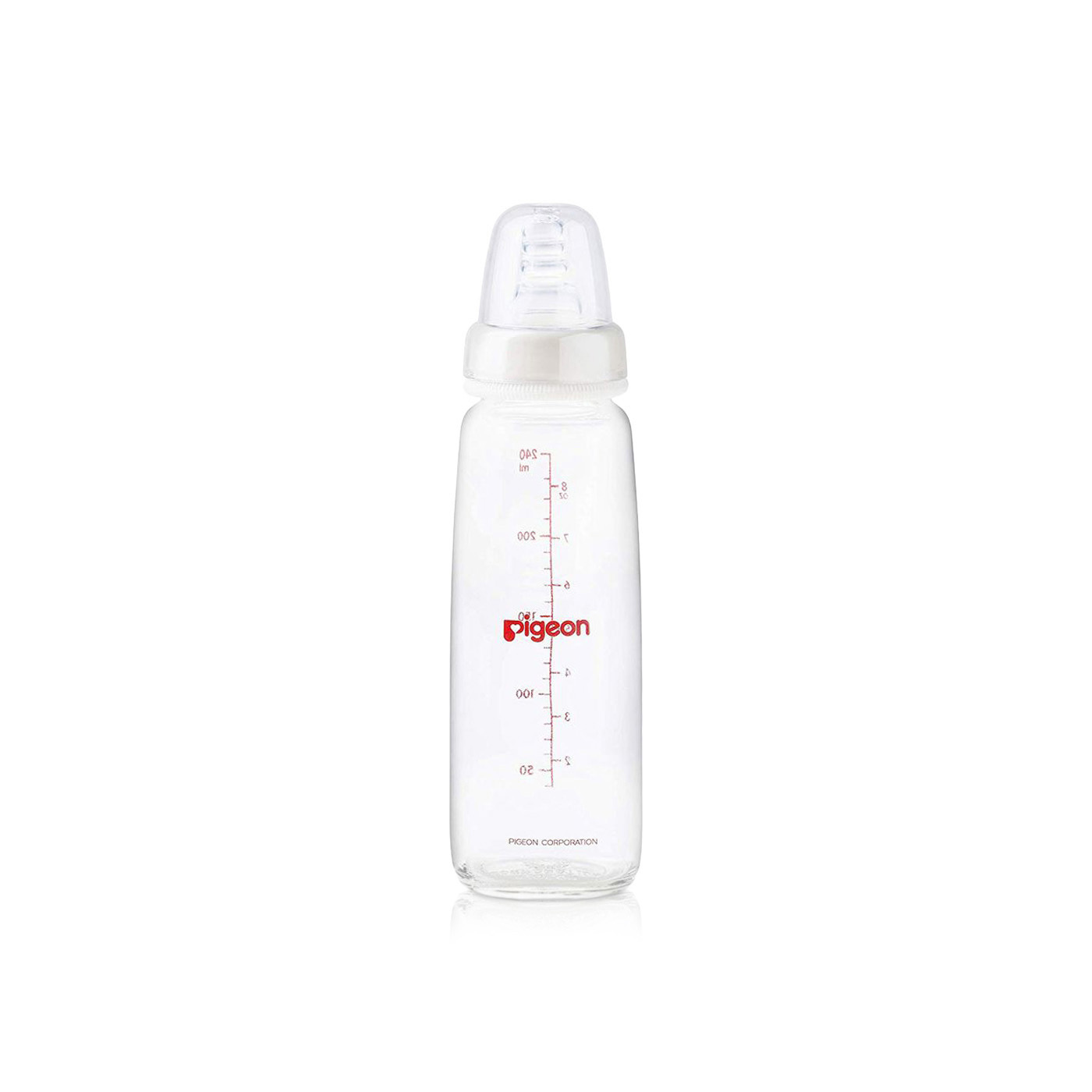 Pigeon Glass Nurser K-8 Glass Feeding Bottle 240ml