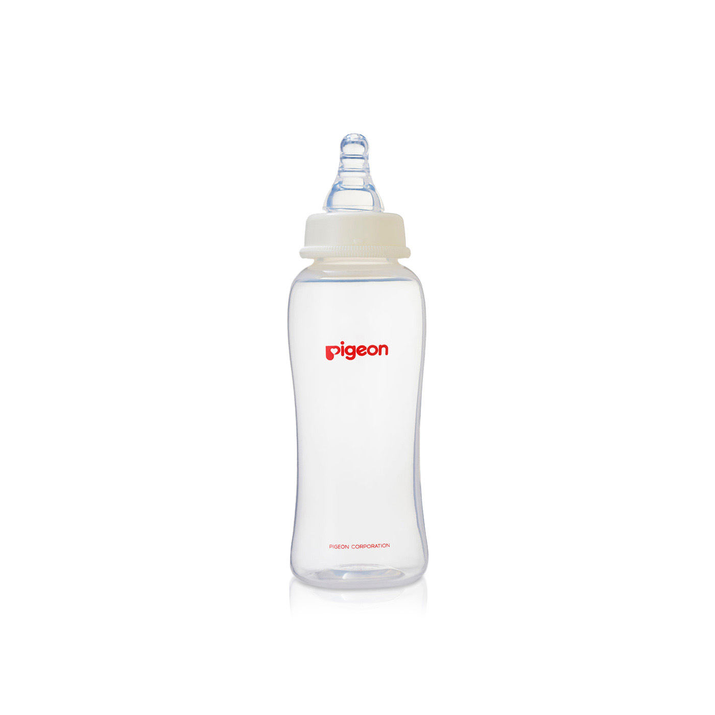Pigeon Peristaltic Slim-Neck Crystal Clear Bottle 250ml