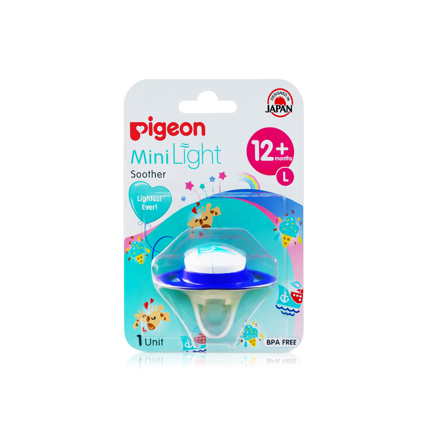 Pigeon MiniLight Pacifier Soother 12+ Months L x 1