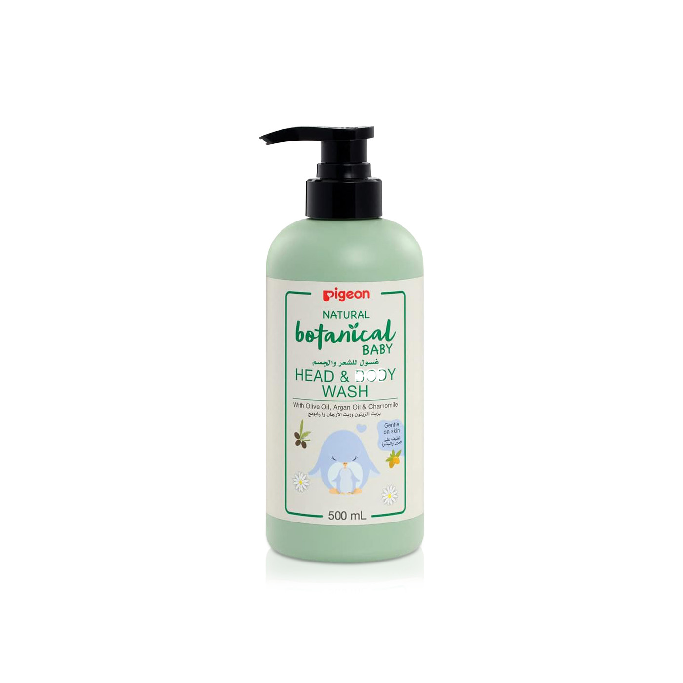 Pigeon Natural Botanical Head & Body Wash 500ml