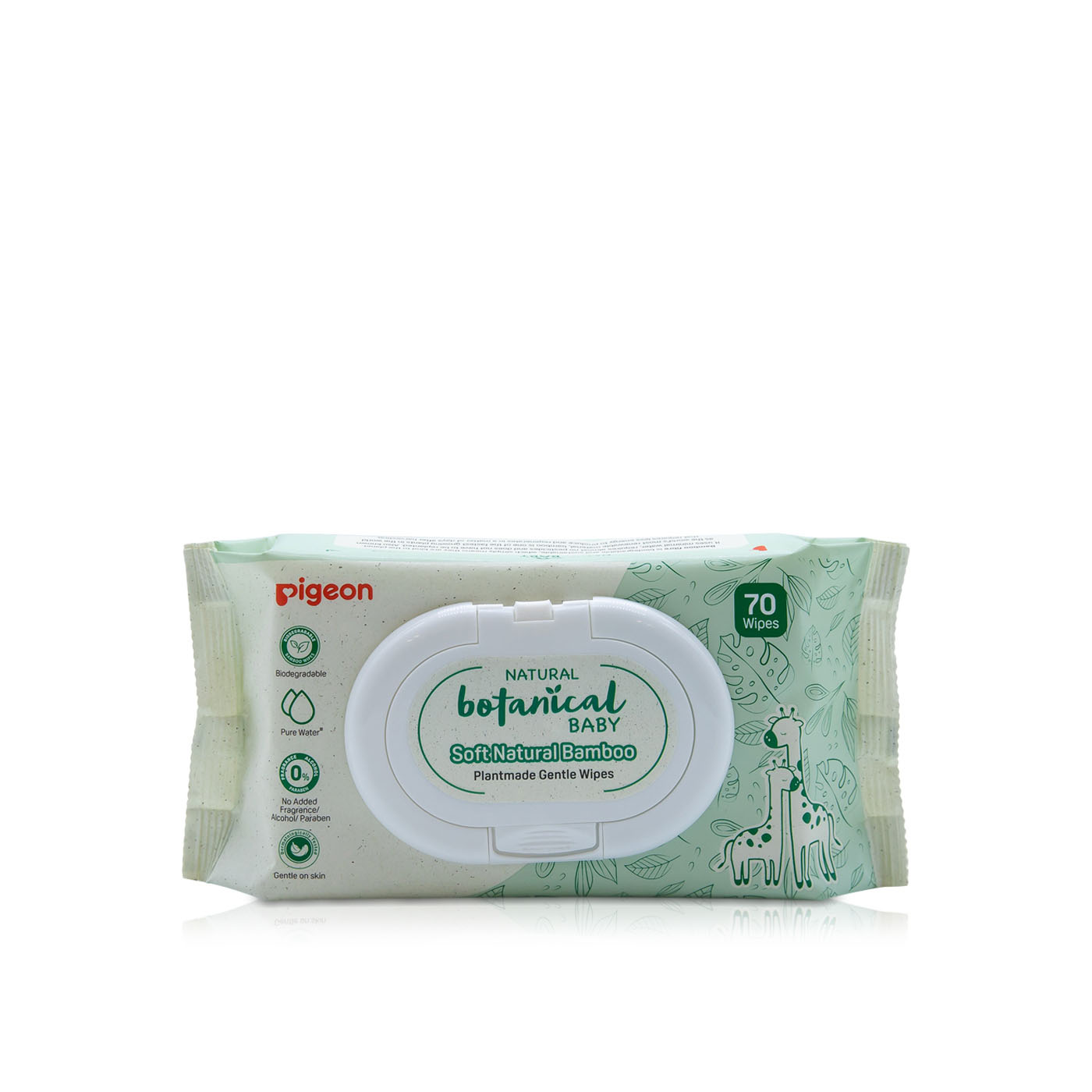 Pigeon Natural Botanical Baby Wipes x 70