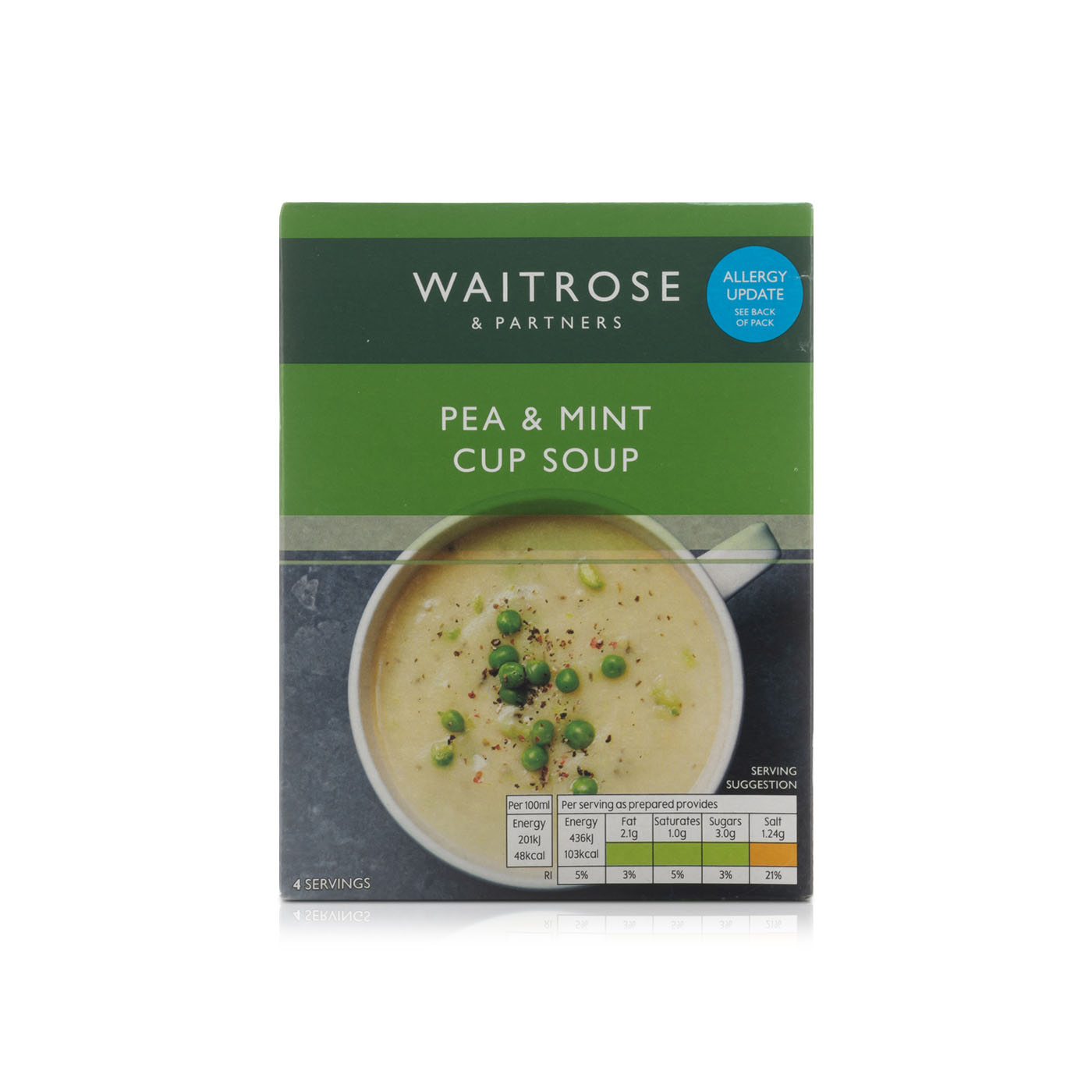 Waitrose Pea & Mint Cup Soup 108g