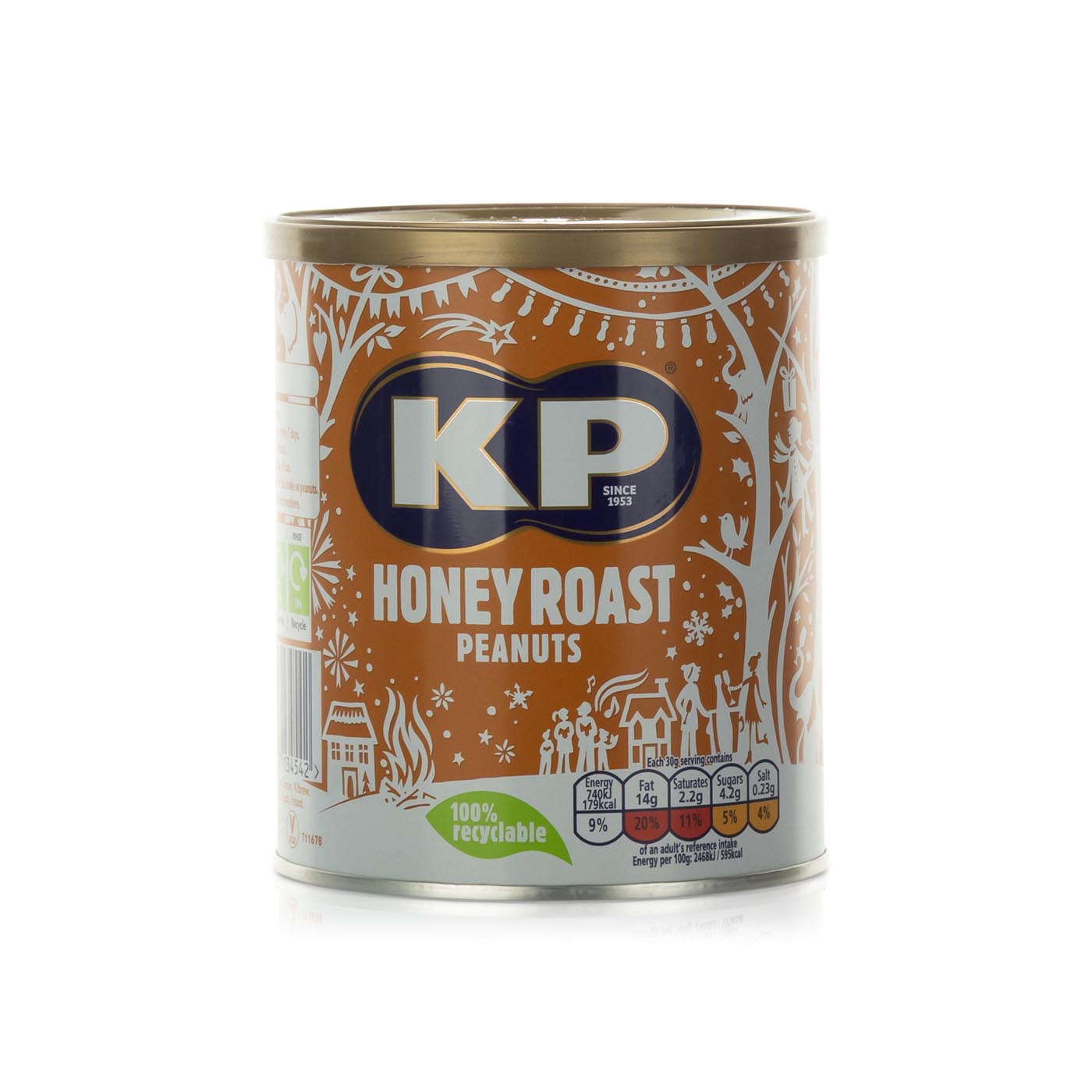 Kp Honey Roast Peanuts 375g