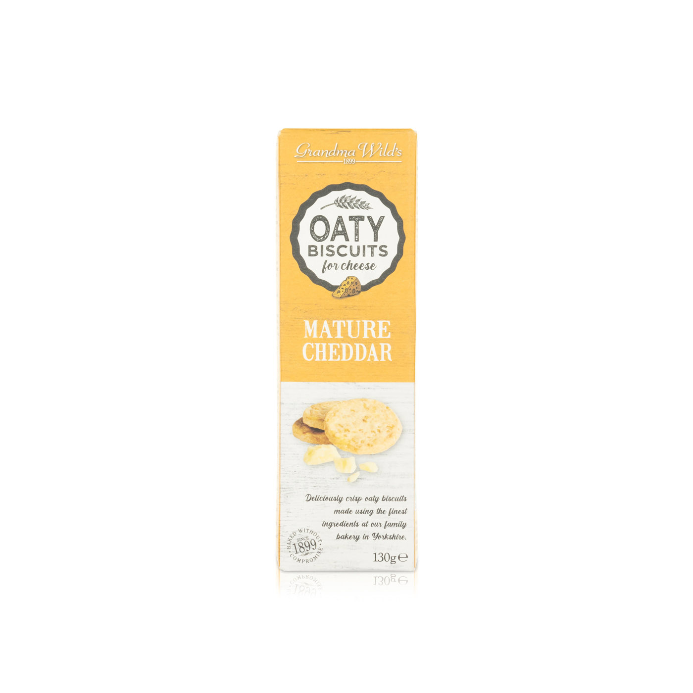 Grandma Wild's Mature Cheddar Oaty Biscuits 130g