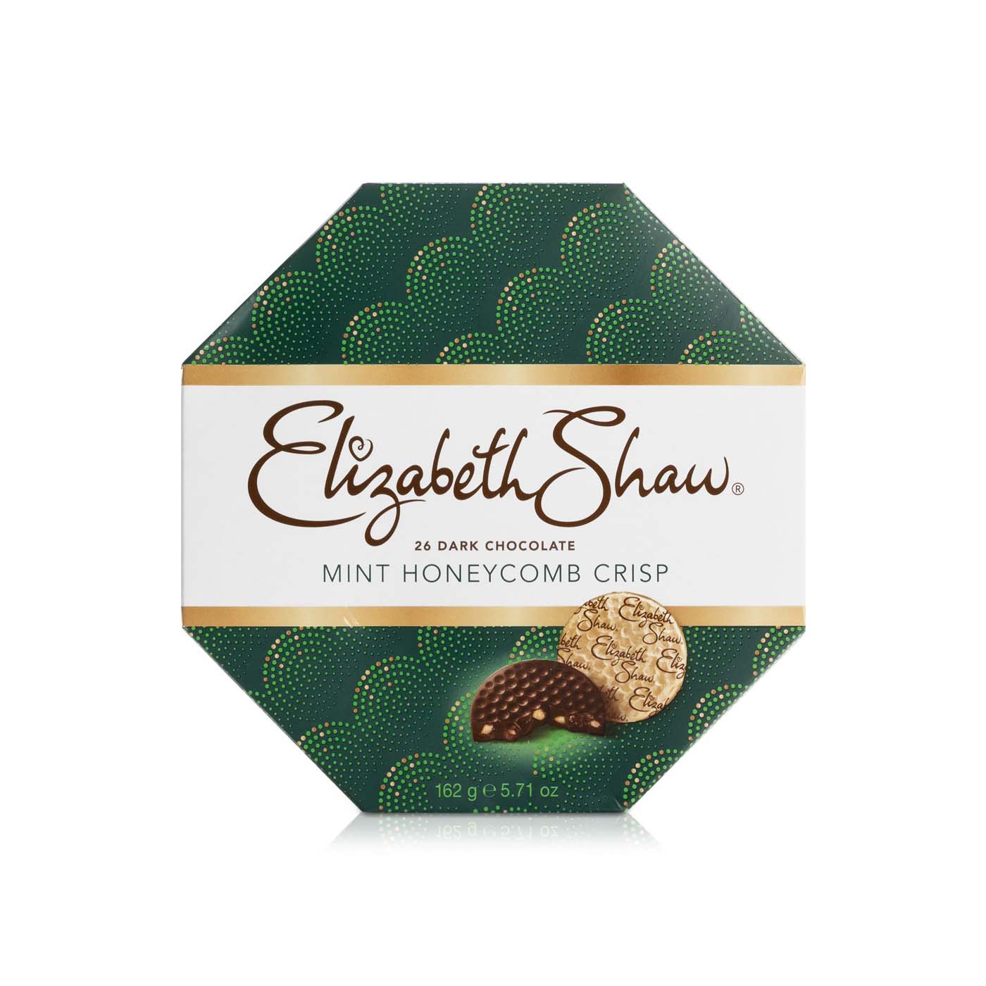 Elizabeth Shaw Dark Chocolate Mint Honeycomb Crisp 162g
