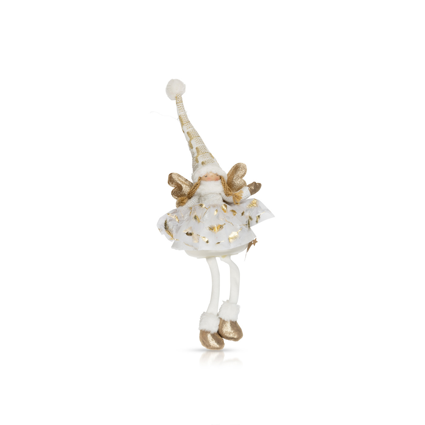 Party Magic Gold Battery Operated Angel 64cm