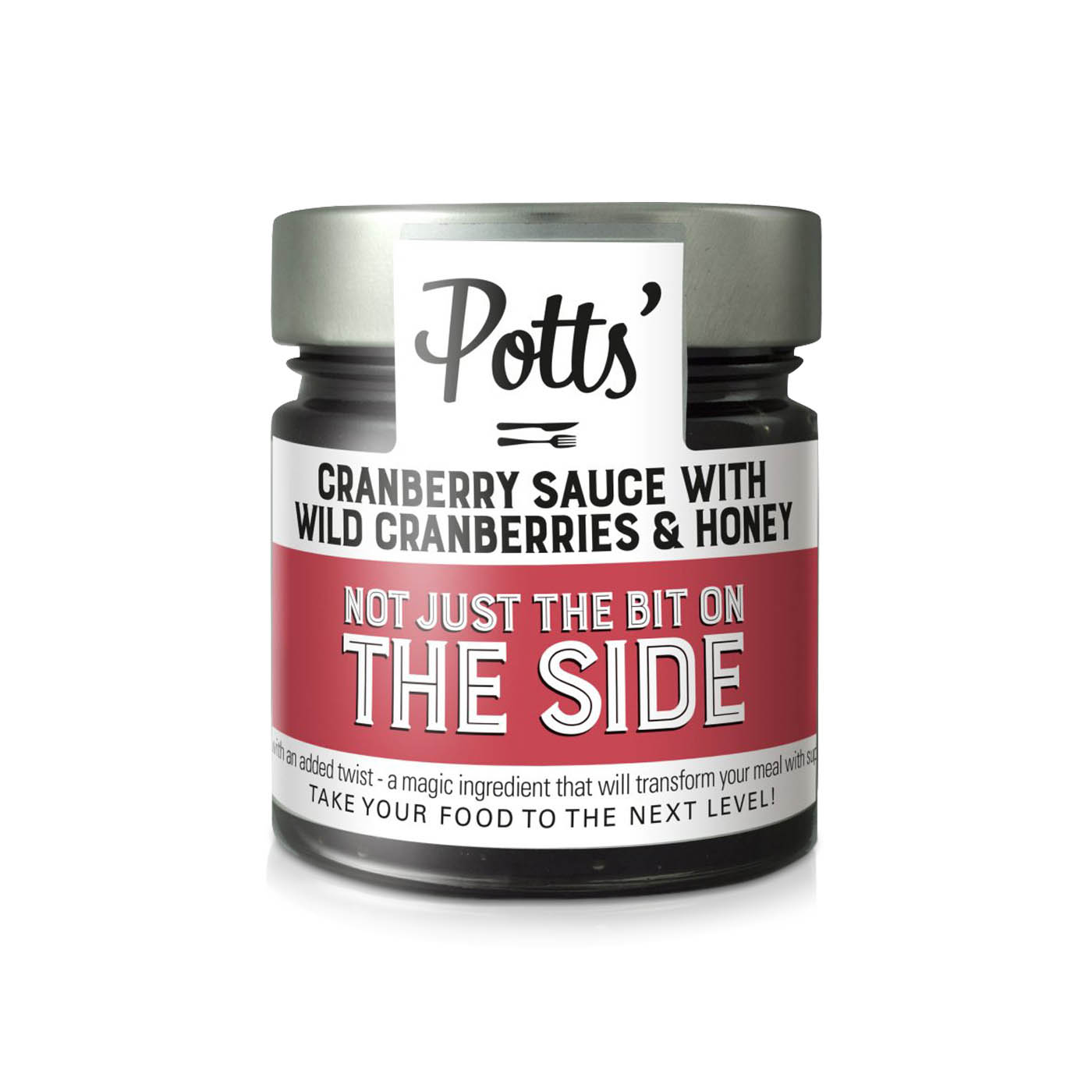Potts Cranberry Sauce with Honey 225g