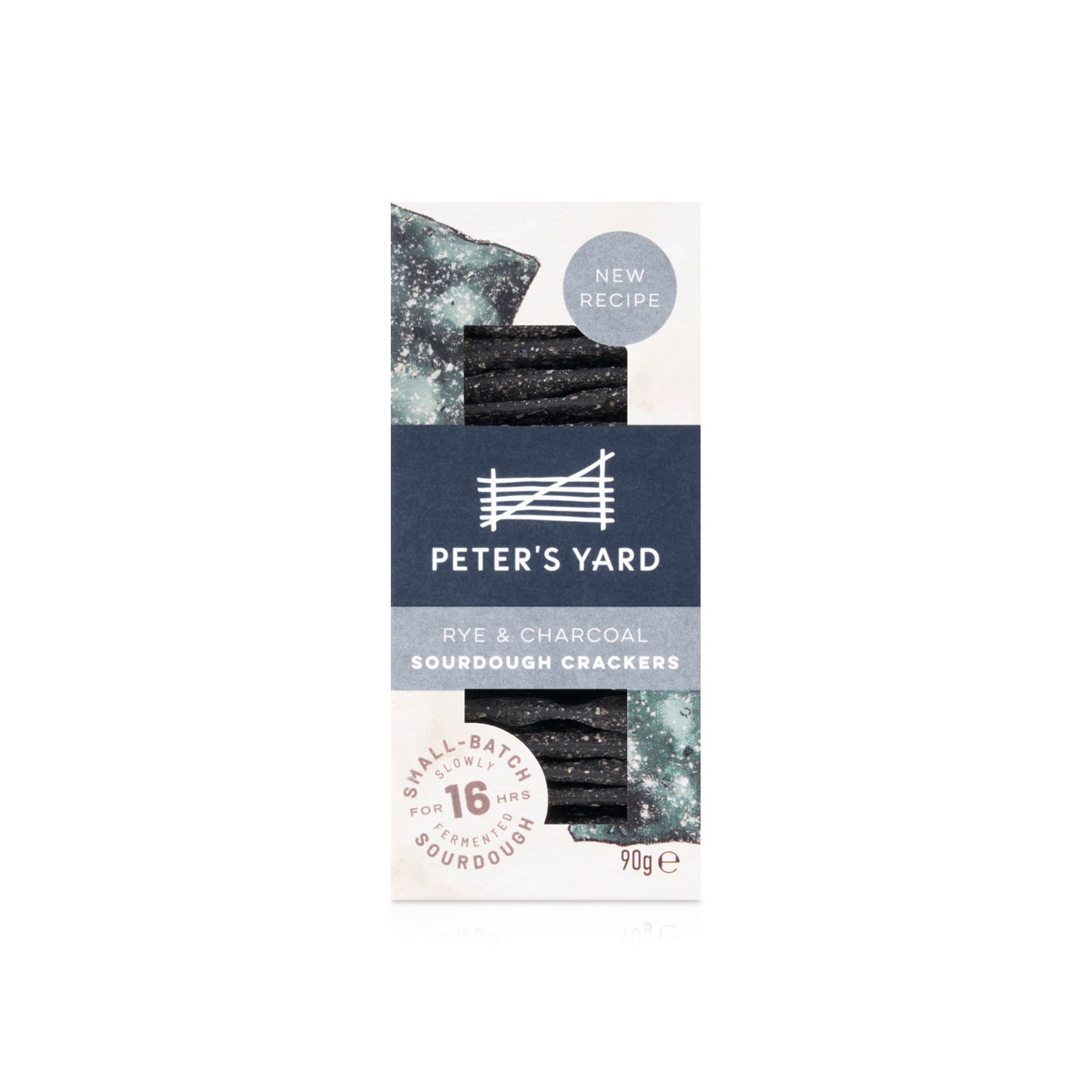 Peter's Yard Rye & Charcoal Sourdough Crackers 90g