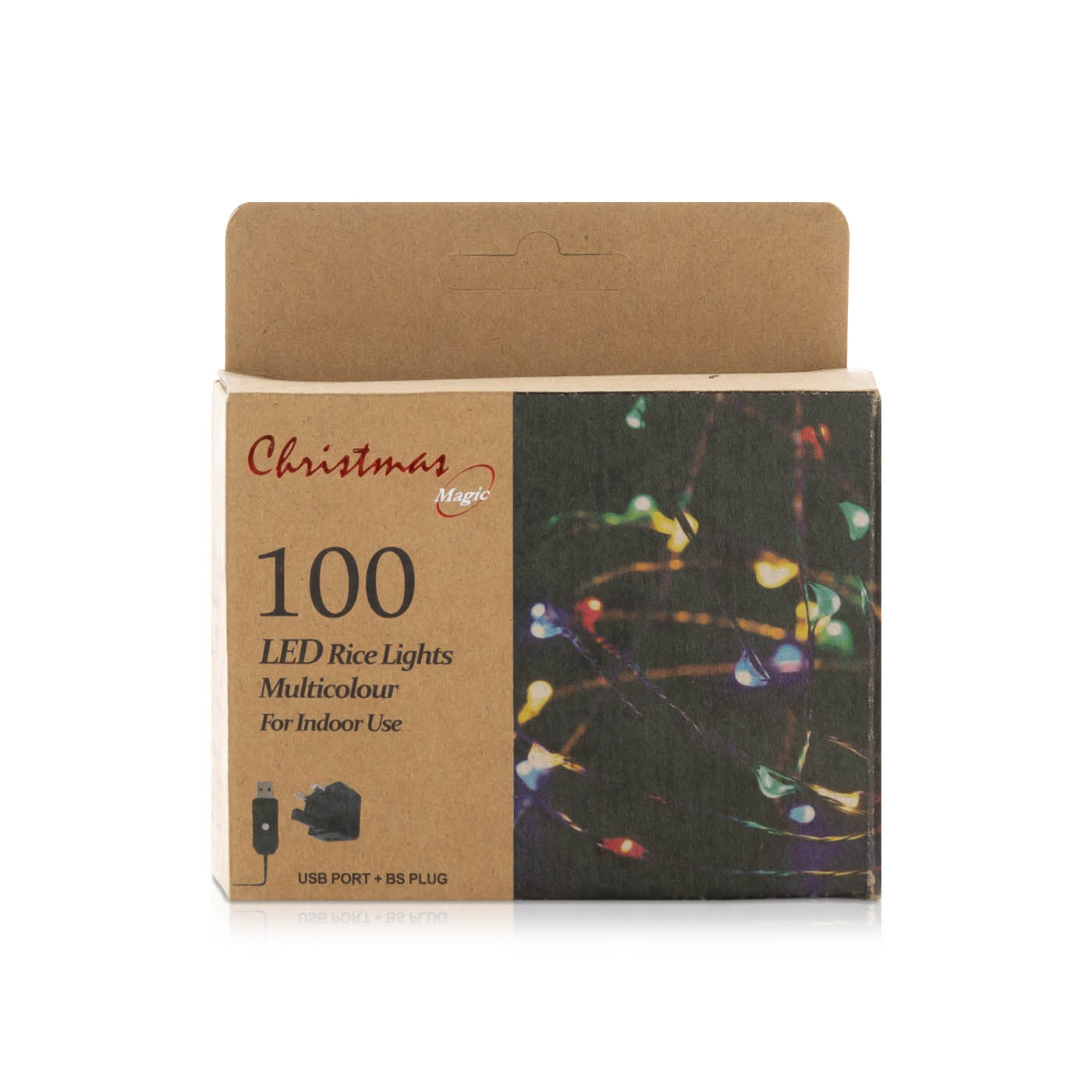 Christmas Magic LED Rice Lights Multicolour 100