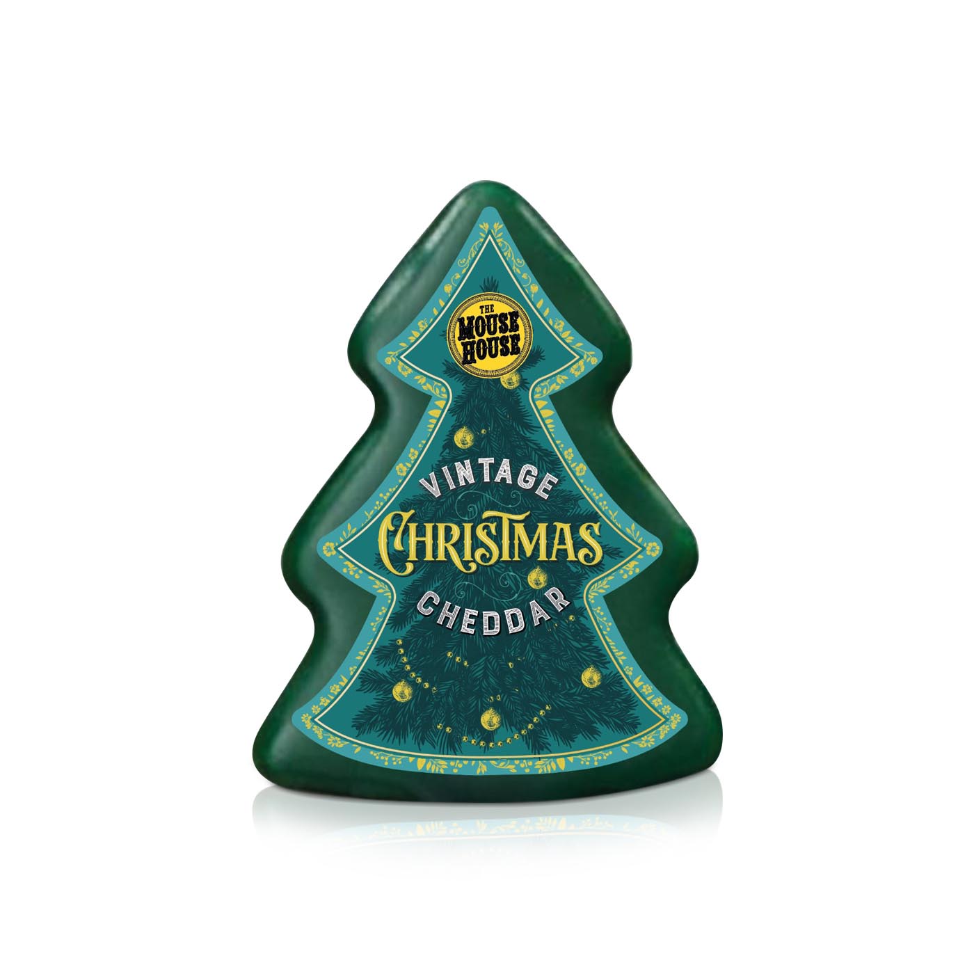 Mouse House Vintage Christmas Tree Cheddar 200g
