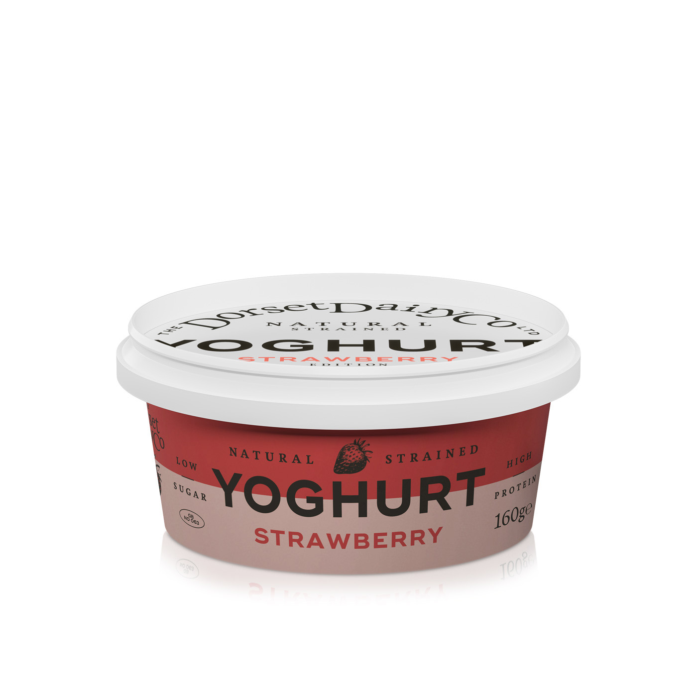 Dorset Dairy Co Strawberry Strained Yoghurt 160g