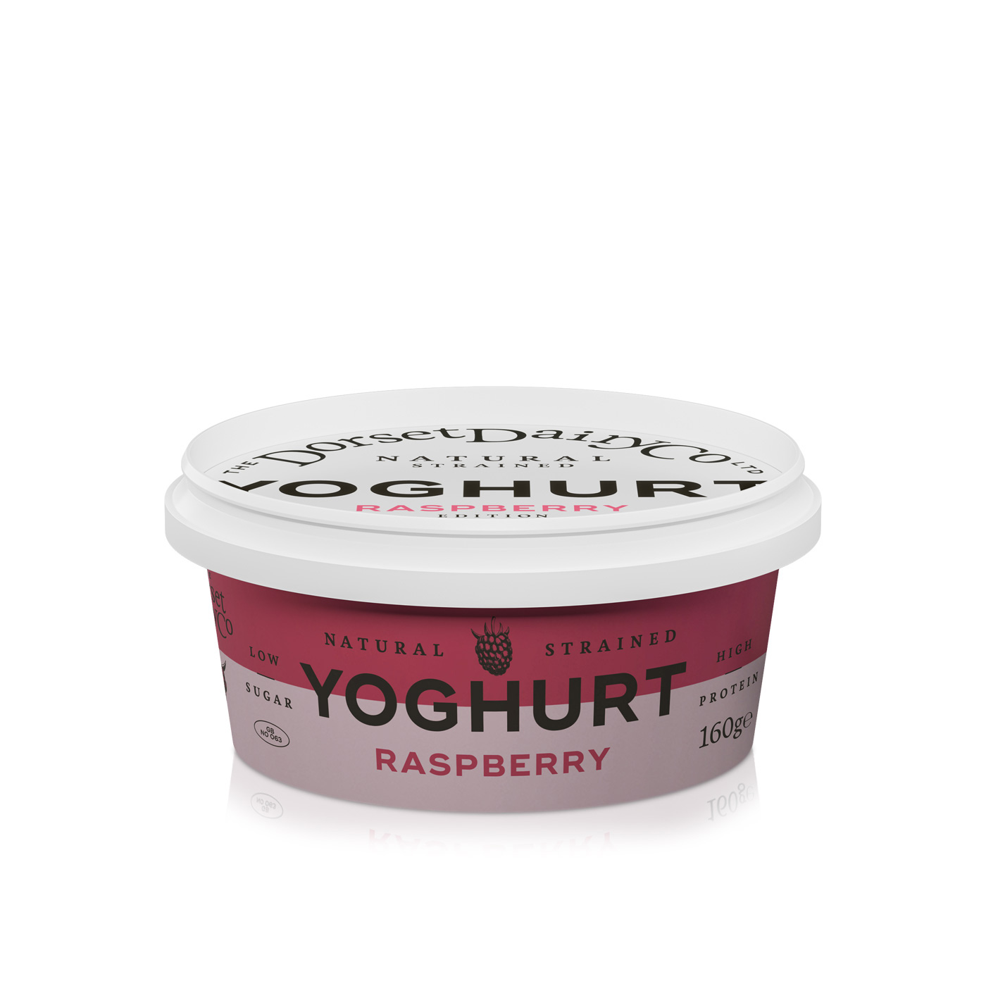 Dorset Dairy Co Raspberry Strained Yoghurt 160g
