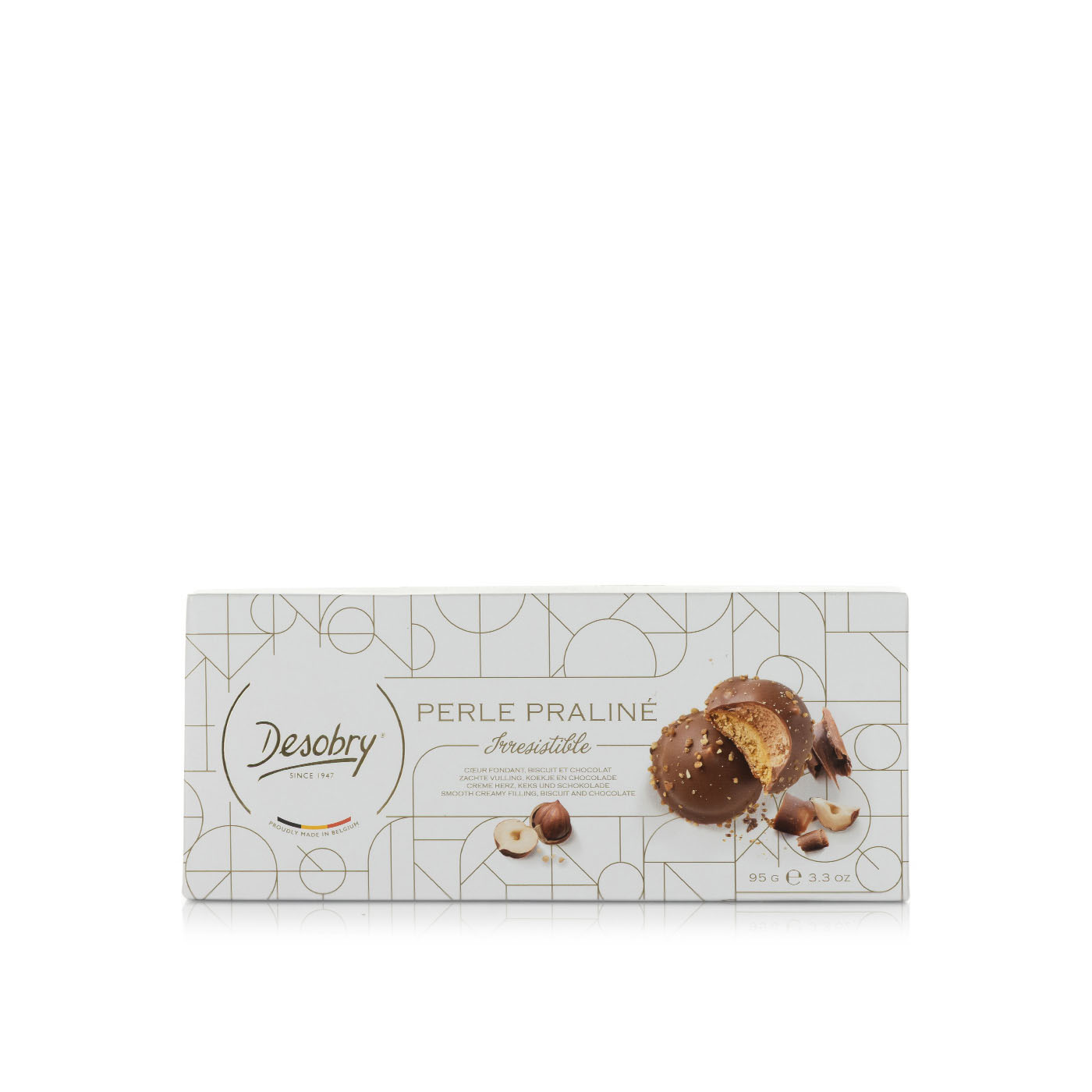 Desobry Perle Praliné Gianduja Biscuit 95g