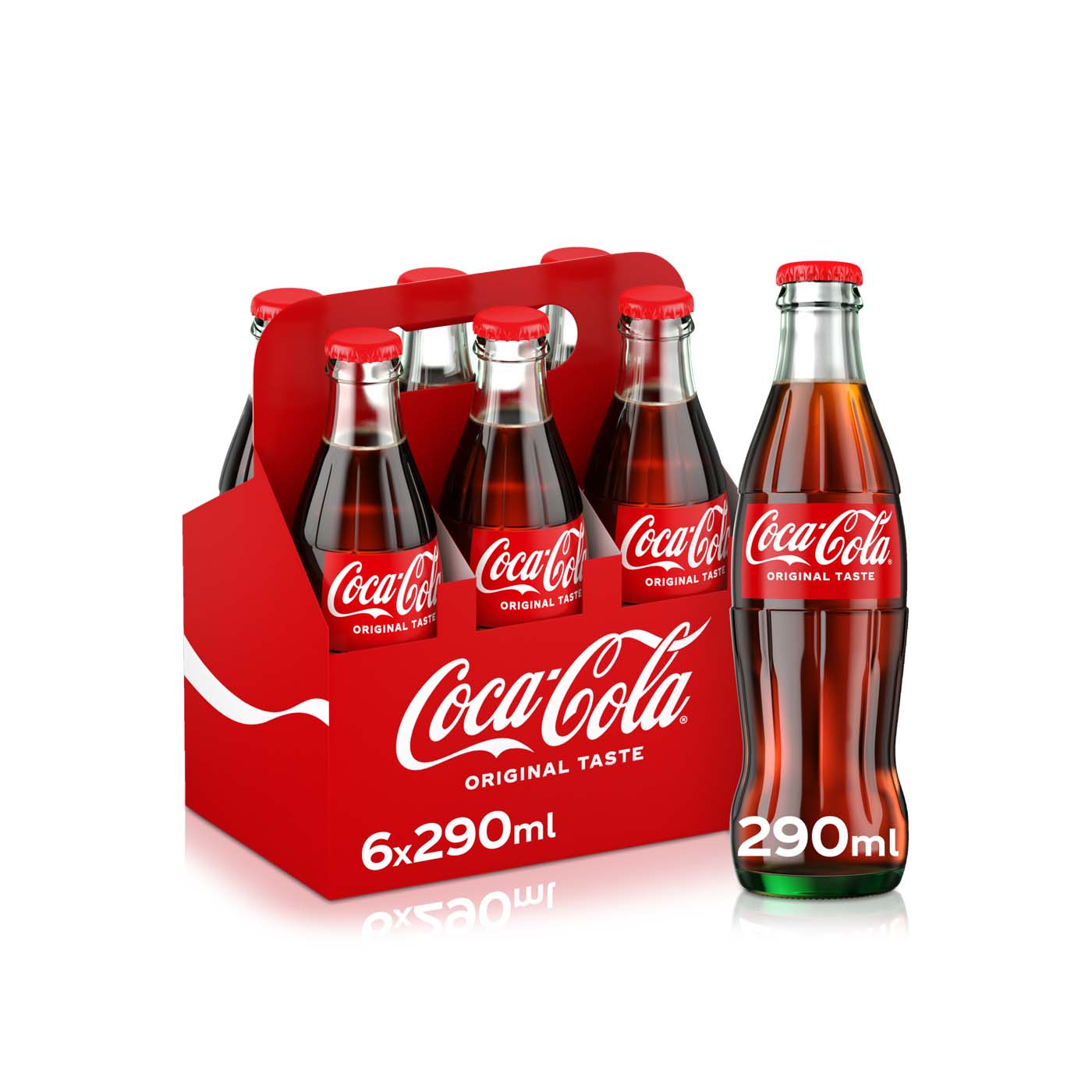 Coca Cola Bottle 290ml x 6