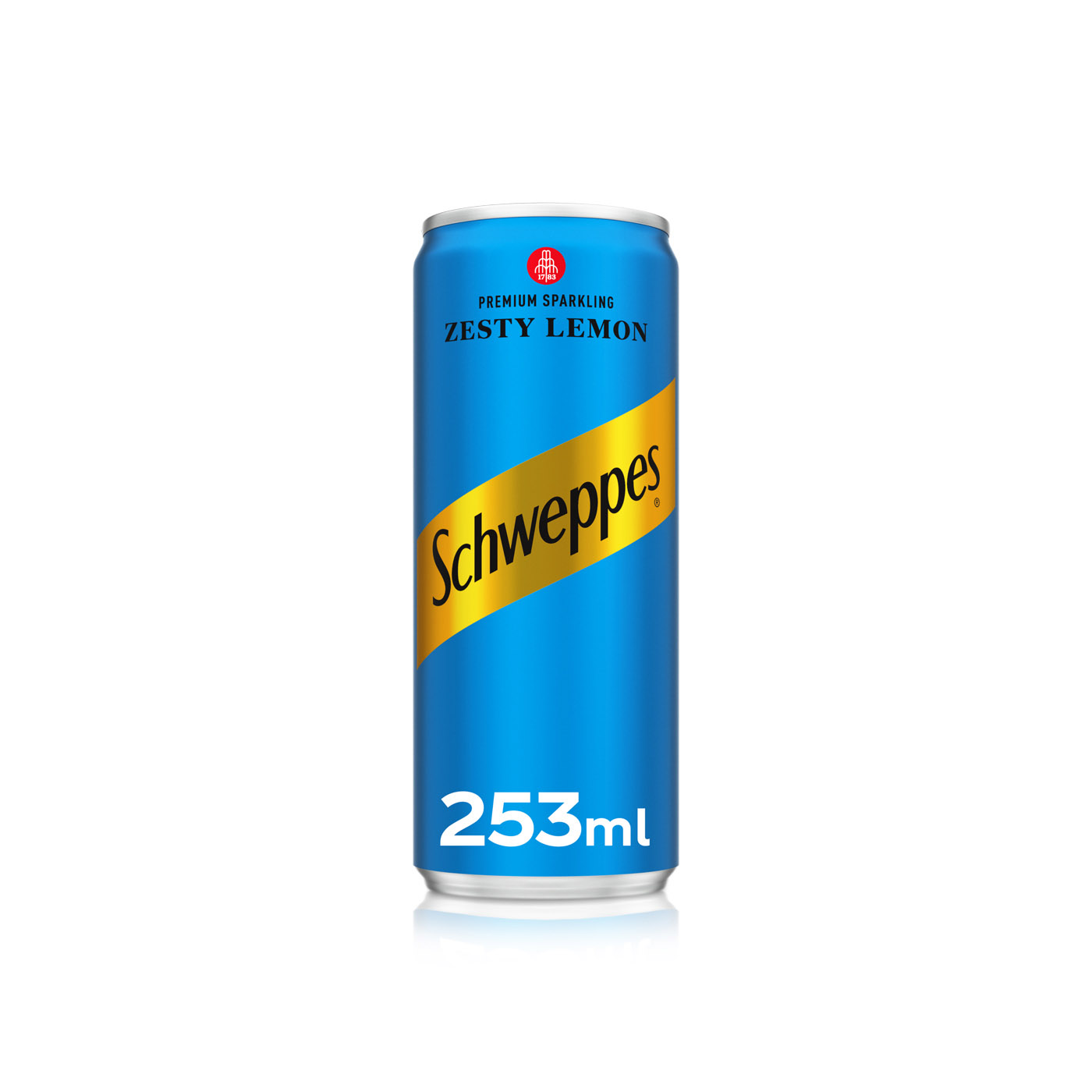 Schweppes Zesty Lemon Can 253ml