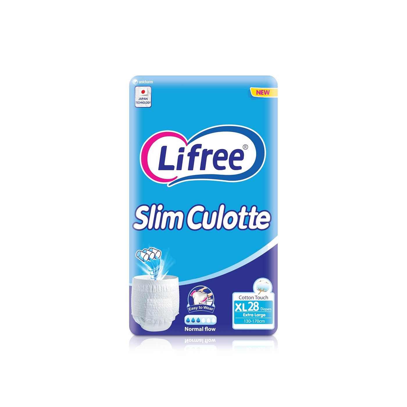 Lifree Adult Slim Culotte Diapers XL x 16