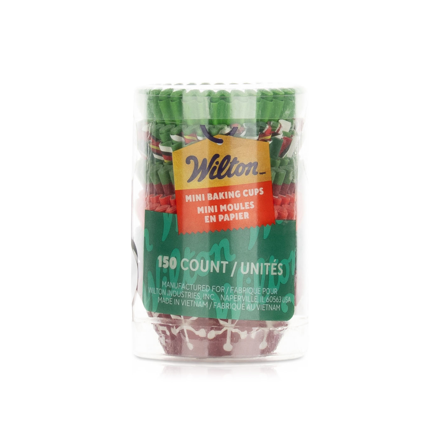 Wilton Holiday Mini Baking Cup Tube x 150