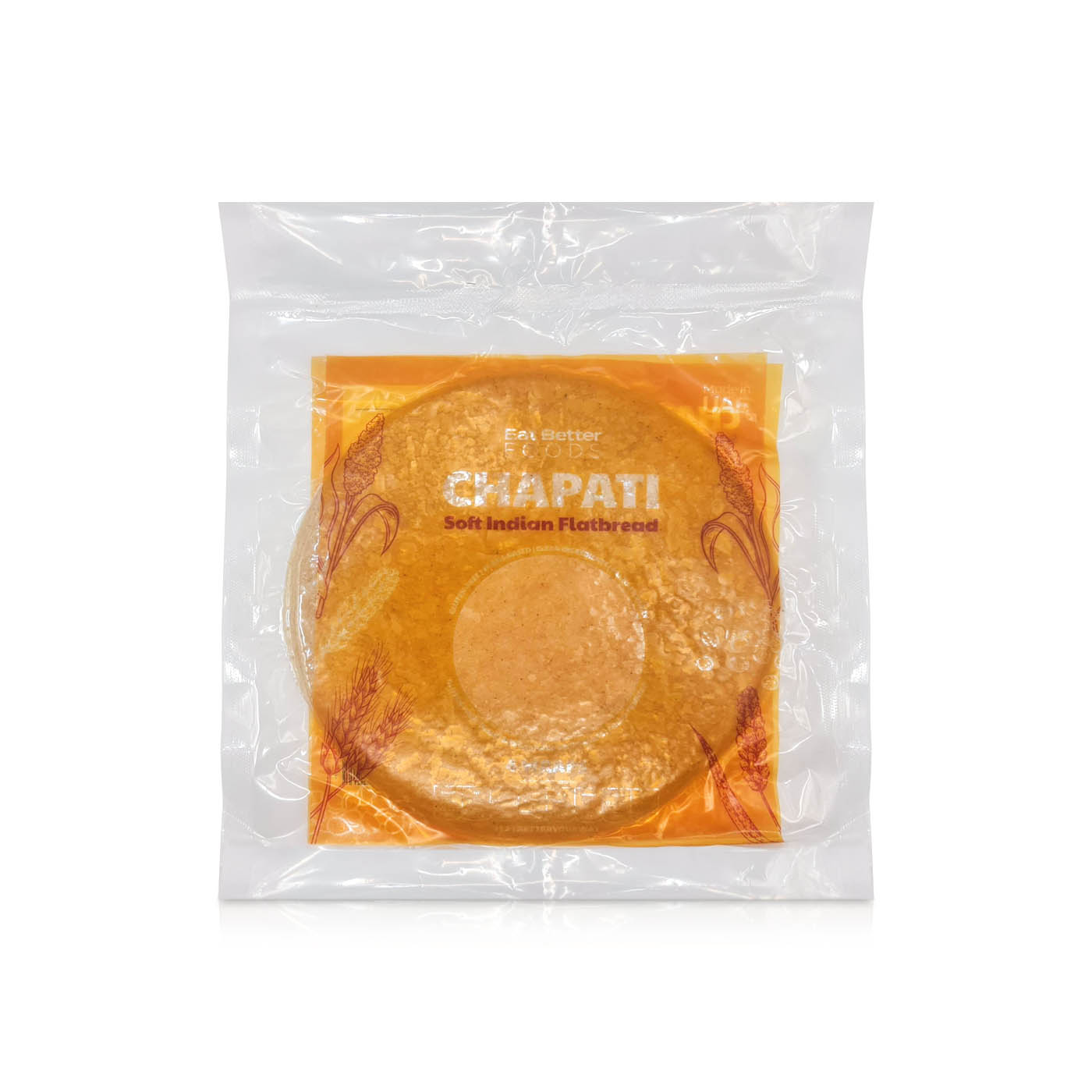 Eat Better Foods Gluten Free Chapati Flatbread 160g