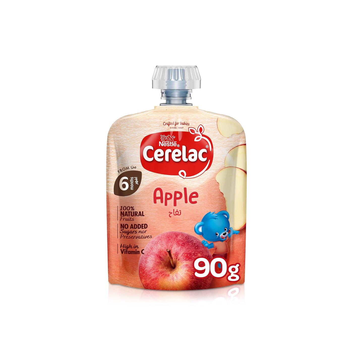 Nestle Cerelac Apple Puree Baby Food 90g (6+ Months)