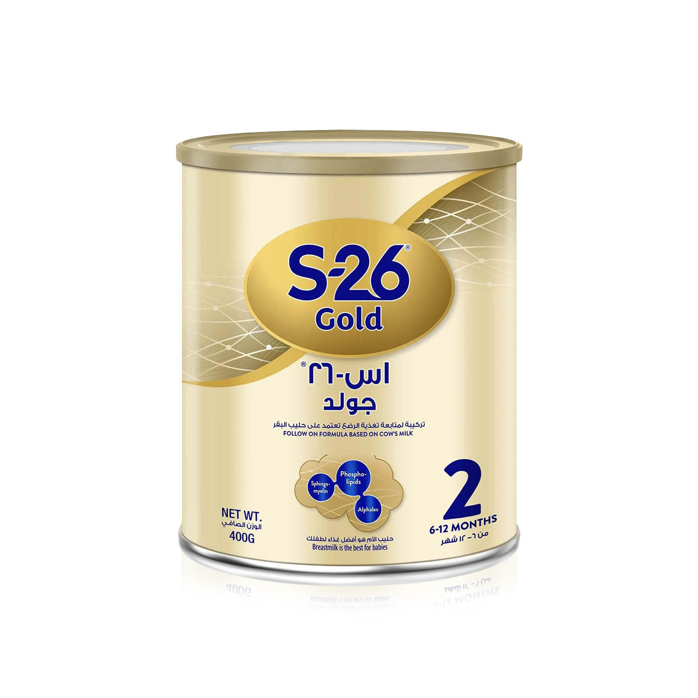 Wyeth S-26 Gold Follow-on Formula Milk 400g (6–12 Months)