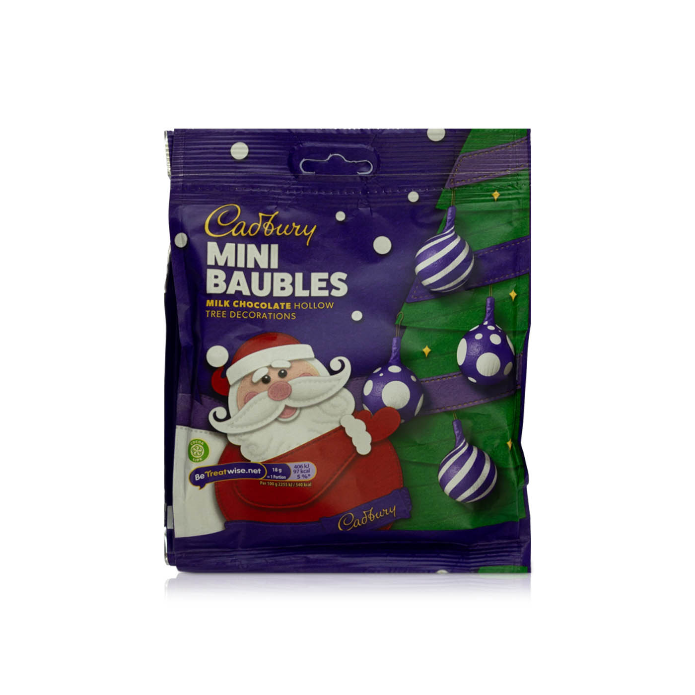 Cadbury Milk Chocolate Tree Decorations 72g