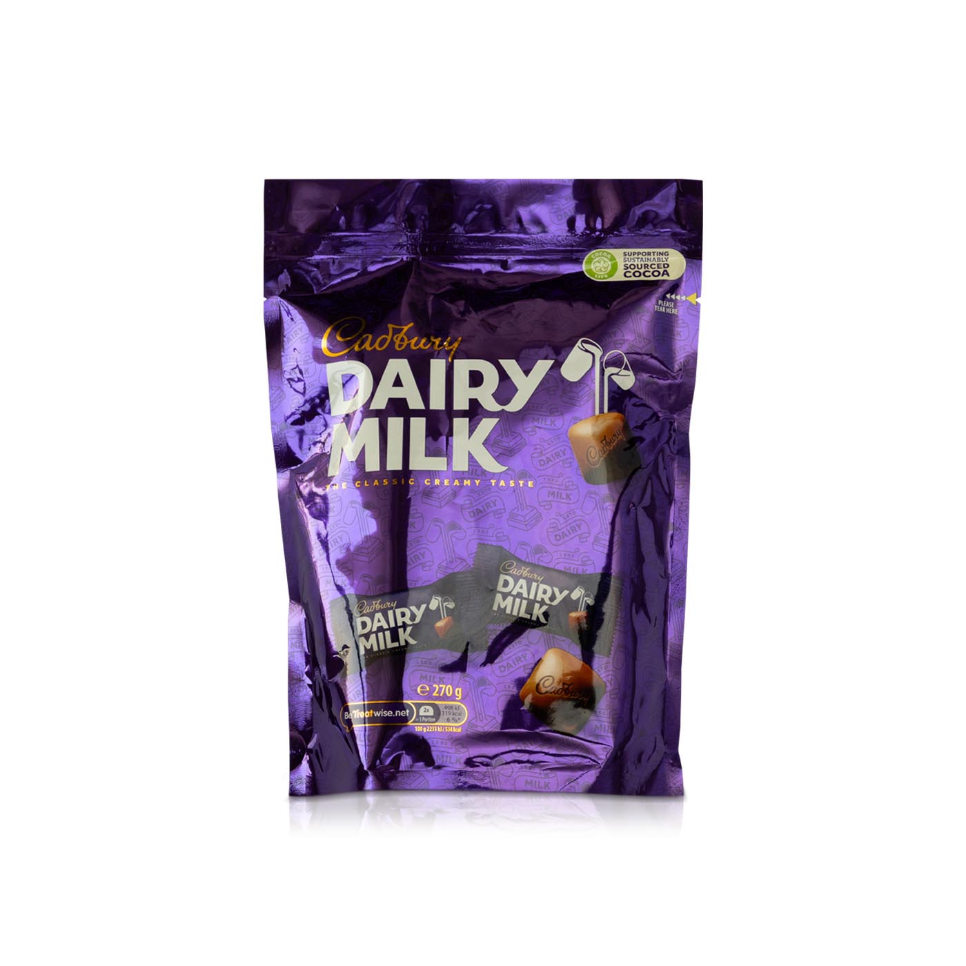 Cadbury Dairy Milk Chunks Pouch 270g