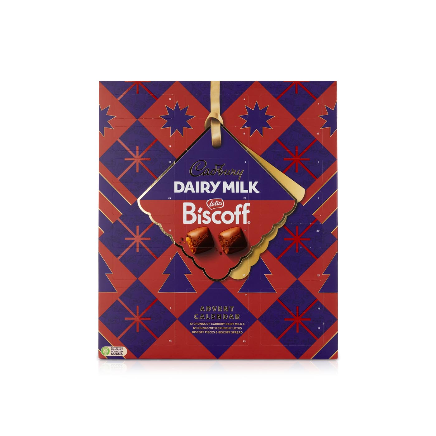 Cadbury Dairy Milk Biscoff Advent Calendar 236g