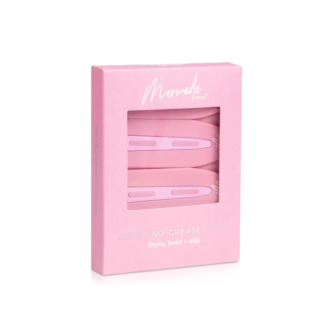 Mermade Hair No Crease Clips Pink x 4