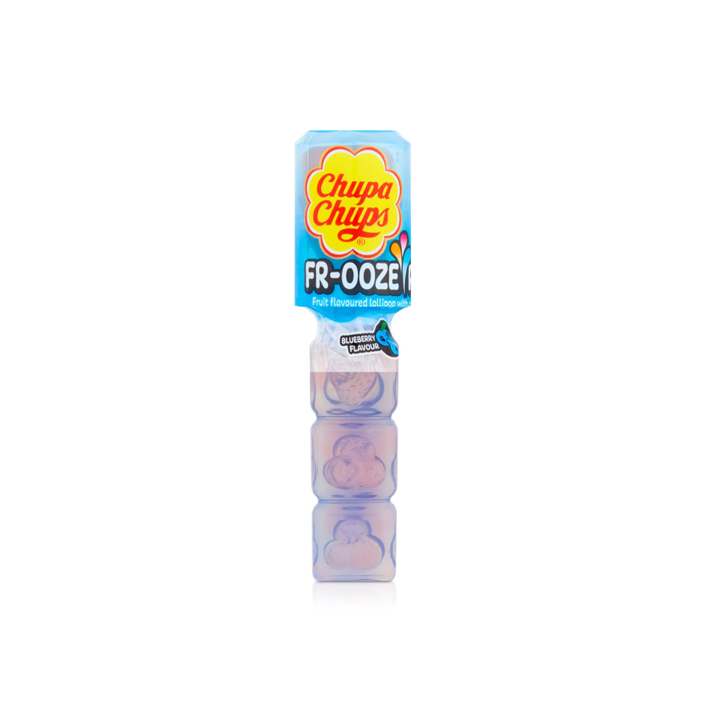 Chupa Chups Fr-ooze Pop Blueberry Flavour Lollipop 26g