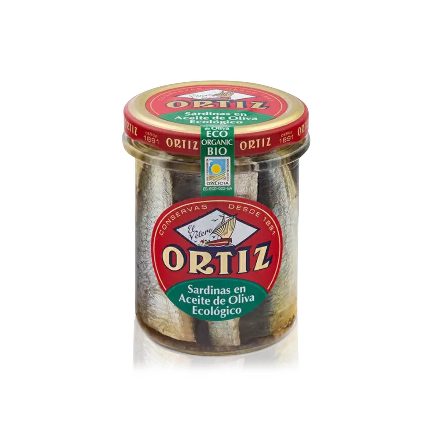 Ortiz Sardines in Organic Olive Oil 190g