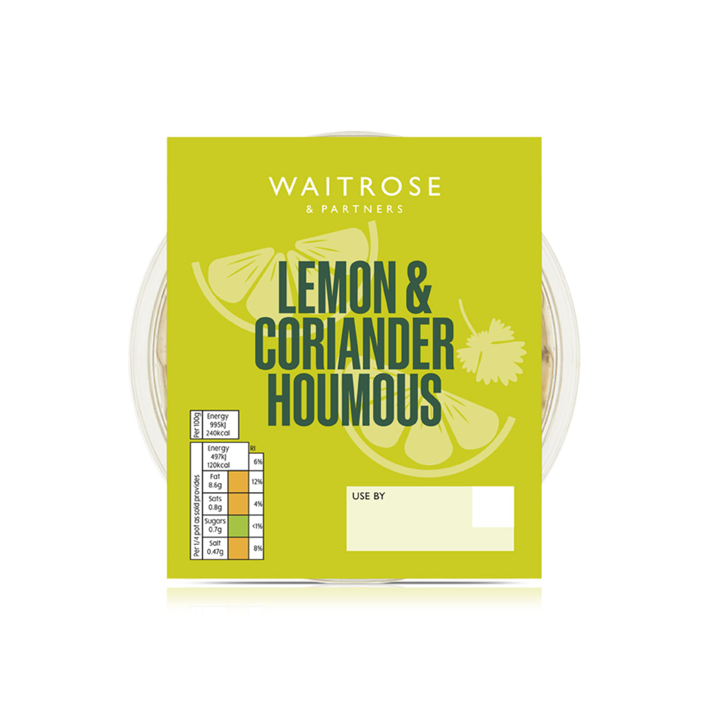 Waitrose Lemon & Coriander Houmous 200g