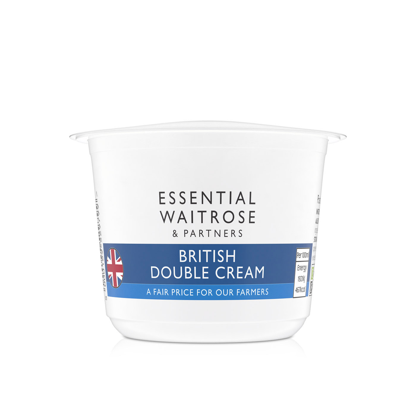 Waitrose Essential Free Range Double Cream 150ml