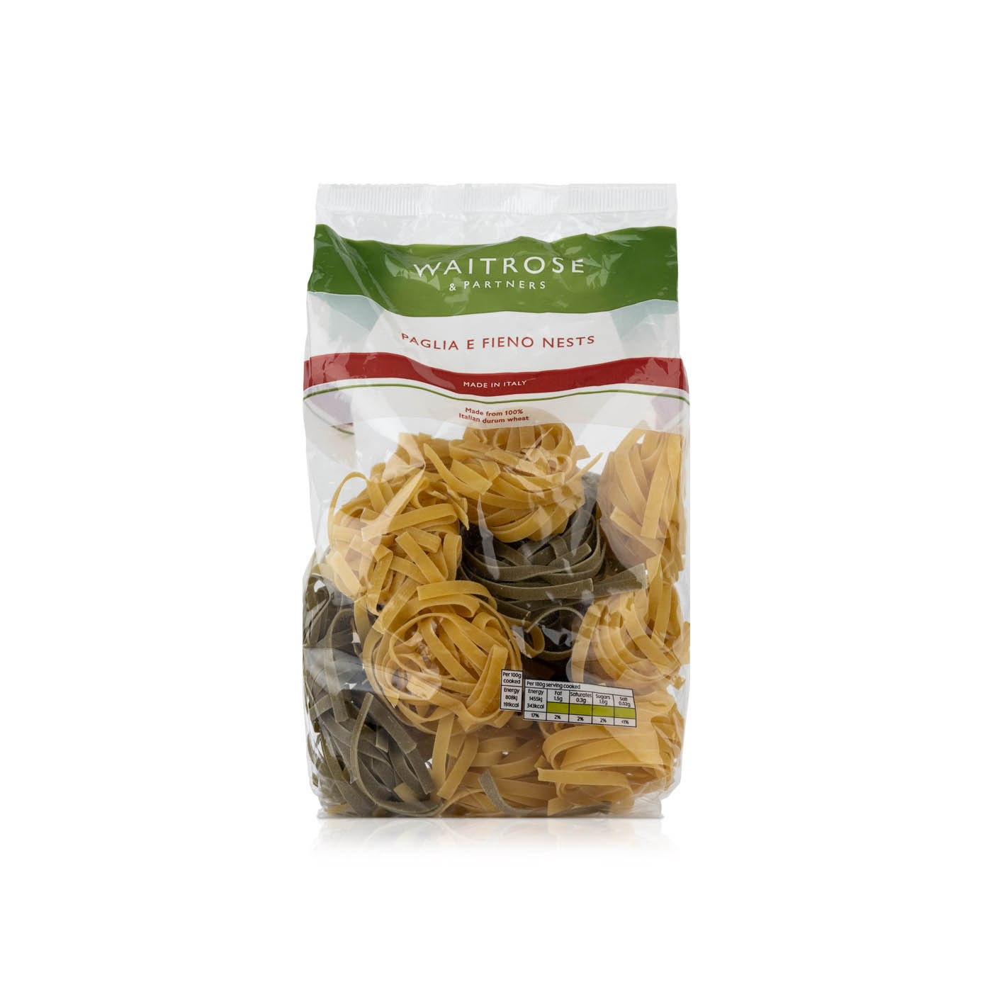 Waitrose Paglia E Fieno Nests Pasta 500g