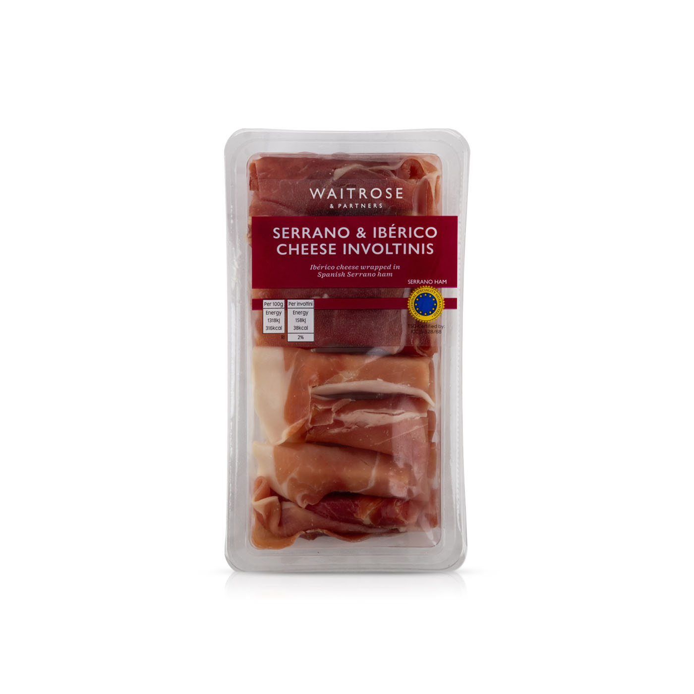Waitrose Serrano Iberico Cheese Involtini 96g
