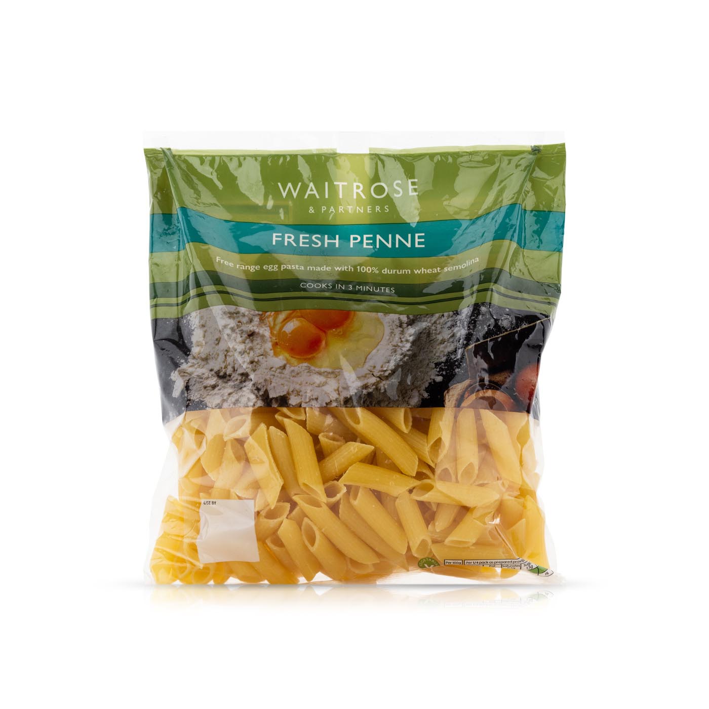 Waitrose Fresh Penne Pasta 500g