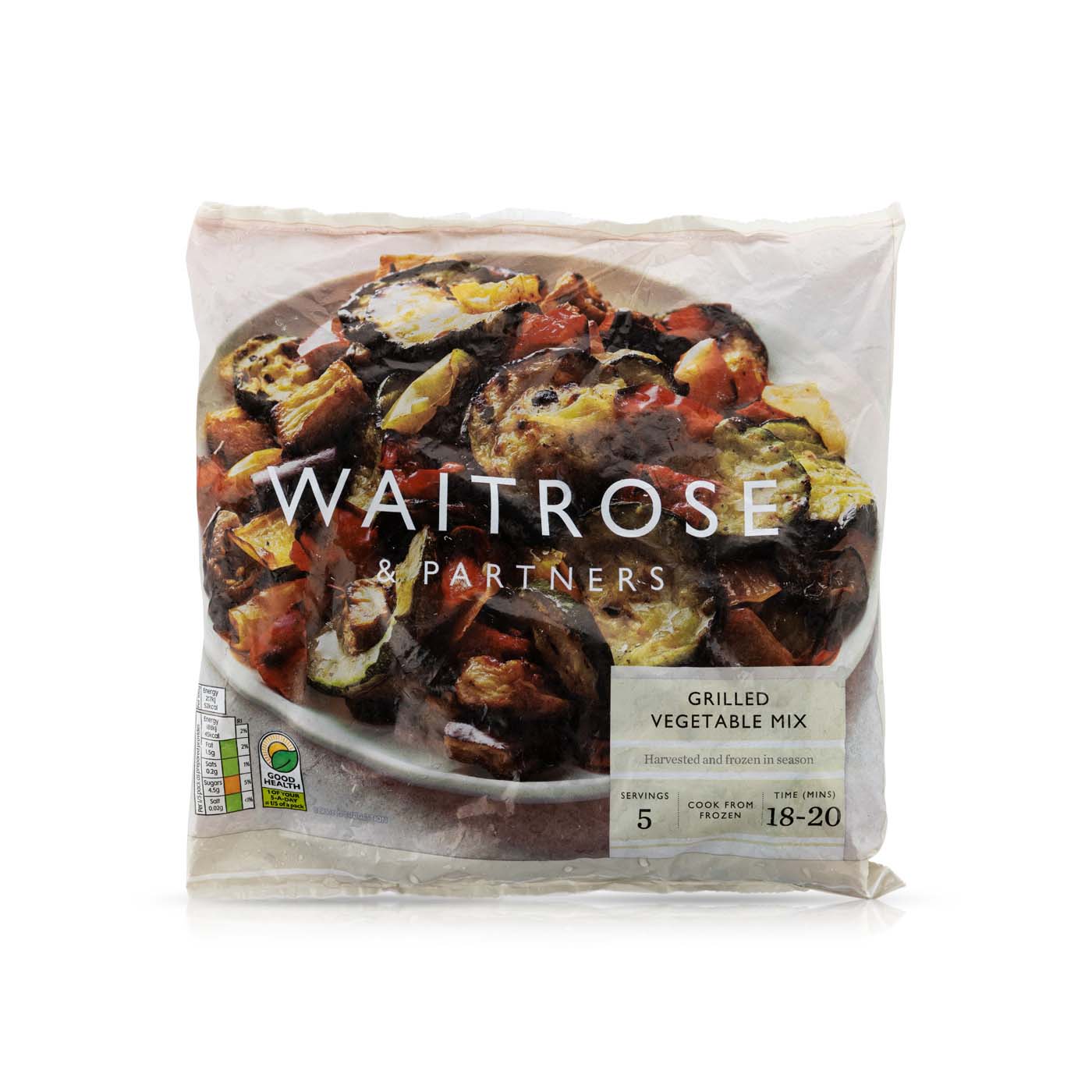 Waitrose Frozen Grilled Vegetable Mix 500g