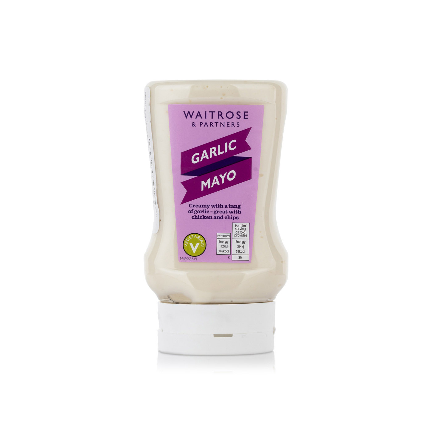 Waitrose Garlic Mayonnaise 280ml