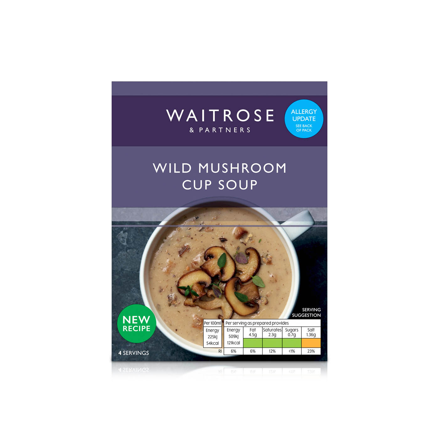 Waitrose Wild Mushroom Cup Soup 104g