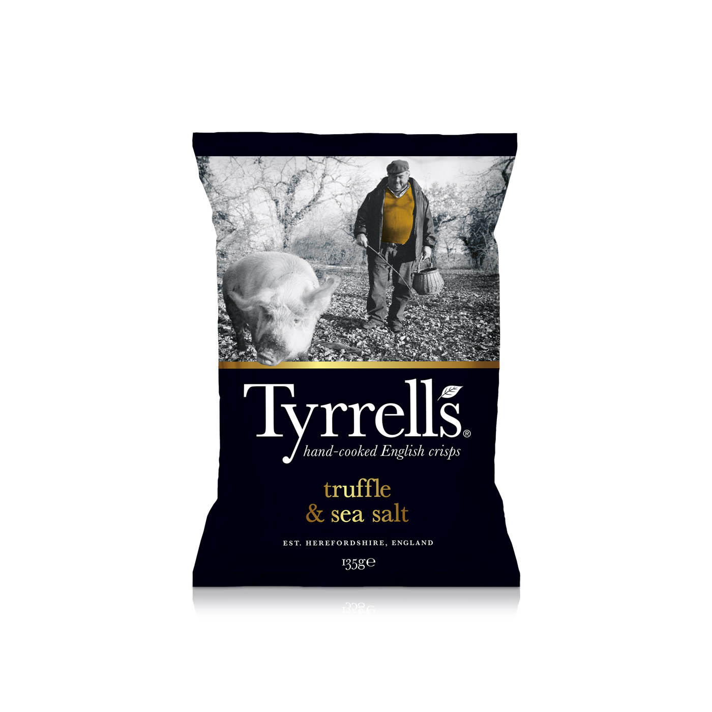 Tyrrells Truffle & Sea Salt Crisps 135g