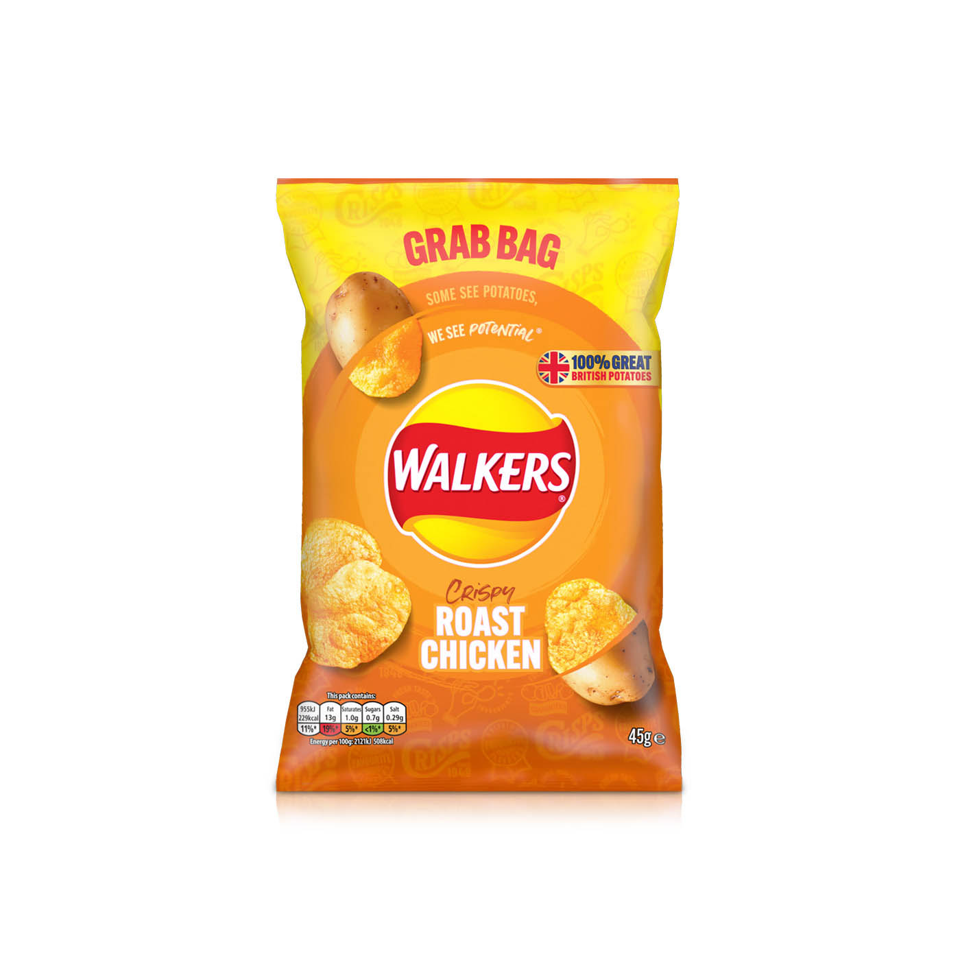 Walkers Roast Chicken Crisps 45g