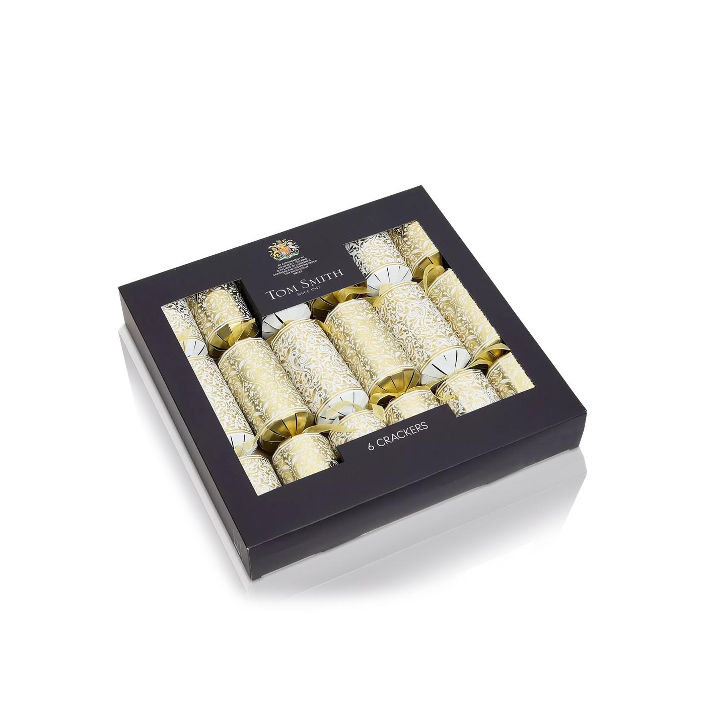 Tom Smith Christmas Crackers Premium Gold x 6