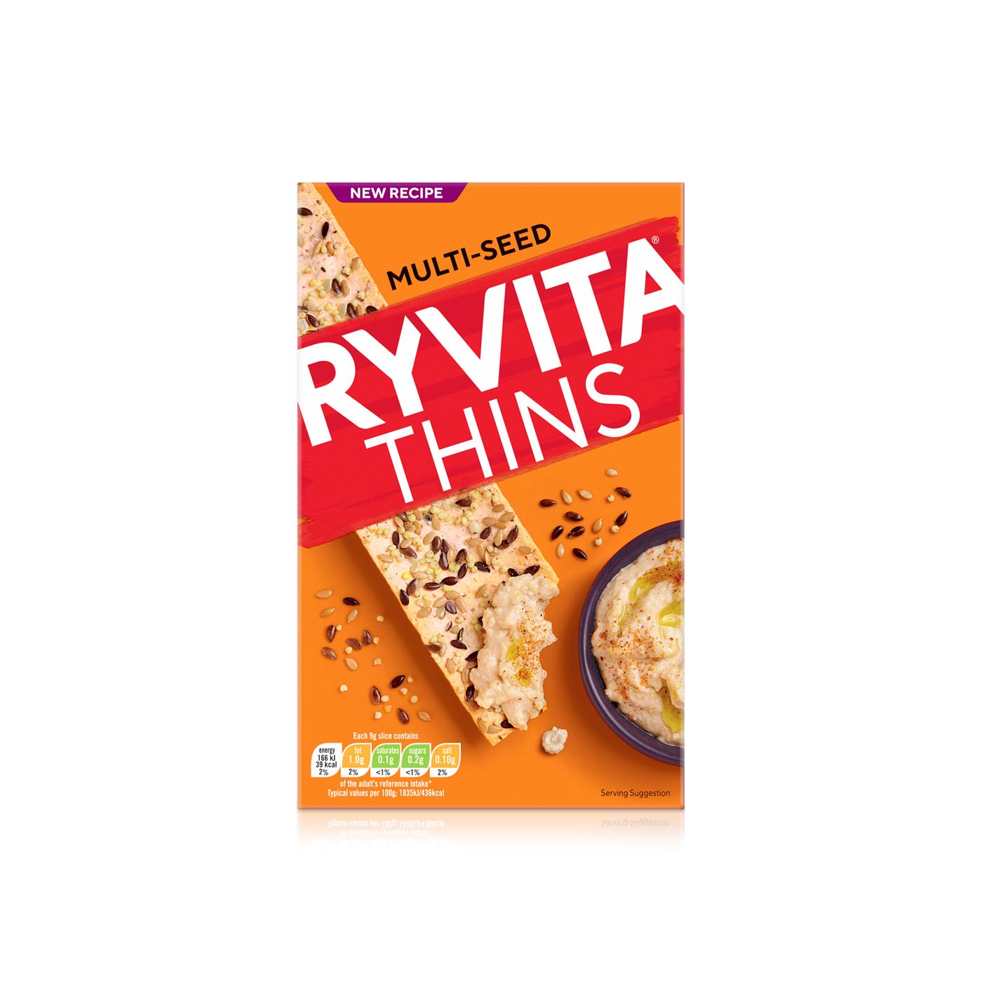 Ryvita Thins Multi-Seed Flatbreads 125g